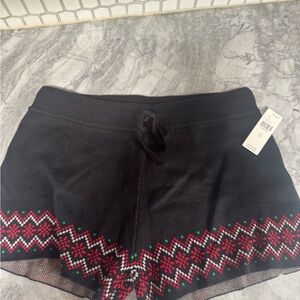 Anthropologie x Beach Riot Black Knit Shorts NWT. Size Medium